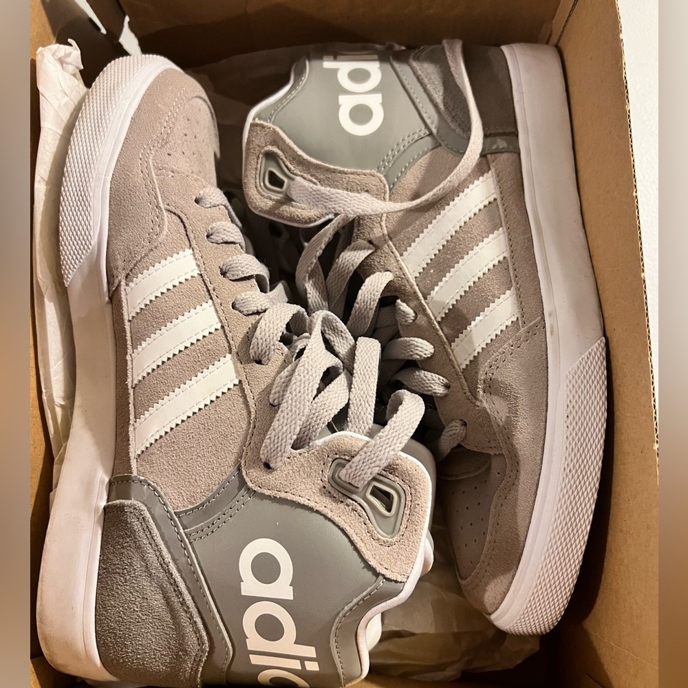 adidas extaball high top shoes with original box